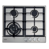 EURO ECT60WCX 60cm Gas Cooktop Wok + Front Knobs Stainless Steel