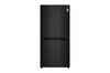 LG GFB590BLE 530L Slim French Door Fridge in Black Finish