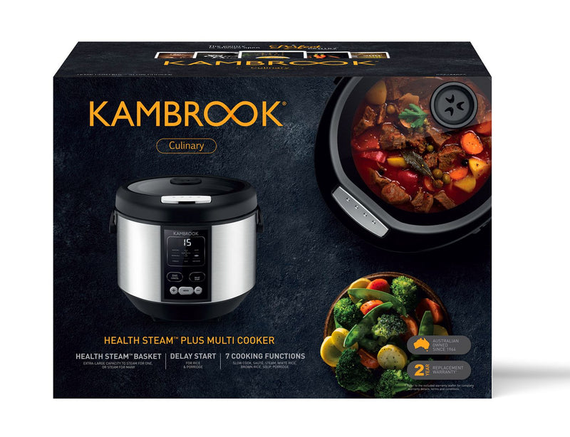 Kambrook Health Steam Plus Multi Cooker KMC655BSS