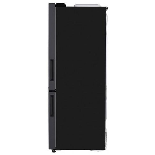 LG 420L Bottom Mount Fridge with Door Cooling in Matte Black Finish GB455MBL