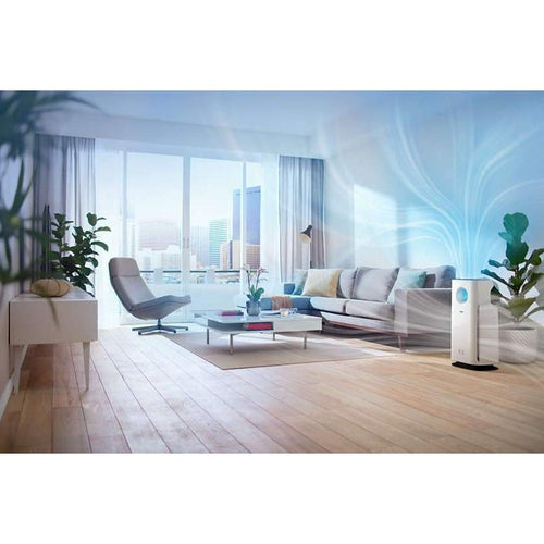 Philips Series 3000 Air Purifier AC3256/70 in a living room