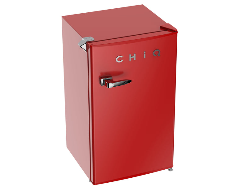 CHIQ Retro Style Bar Refrigerator Red 90 CRSR089DR