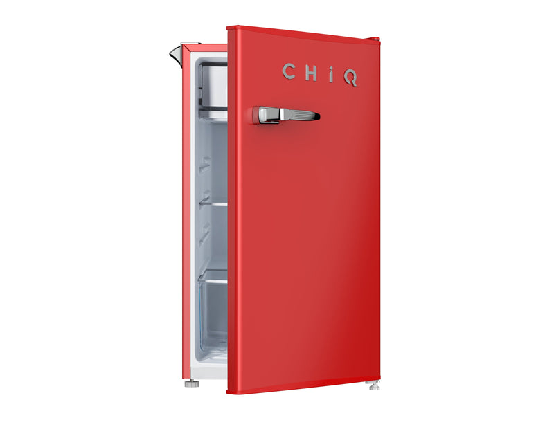 CHIQ Retro Style Bar Refrigerator Red 90 CRSR089DR