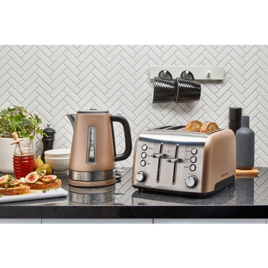 Russell Hobbs Brooklyn Champagne 4 Slice Toaster RHT94CHM