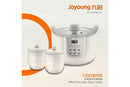 Joyoung Slow Cooker White Porclain 3 Ceramic Inner Containers 1.8L D-818S