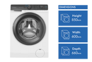 WESTINGHOUSE WWF1044M7WAS 10kg Front Load Washer