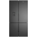WESTINGHOUSE WQE5760BB QUAD DOOR FRIDGE - NON PLUMBED WTD - MATTE CHARCOAL BLACK