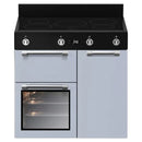 Beko 90cm Range cooker with Induction Cooktop - Blue BRC916IMB-BL