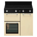 Beko 90cm Rangecooker with Induction Cooktop - Creme  BRC916IMB-C