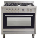 EUROMAID EG90S 90CM FREESTANDING DUAL FUEL COOKER