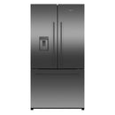 Fisher & Paykel RF600ADUB1 612L Series 7 Plumbed Water Dispenser French Door Fridge - Black Stainless Steel RF600ADUB1