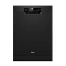 Haier HDW15F2B1 60cm Freestanding Dishwasher Black