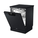 Haier HDW15F2B1 60cm Freestanding Dishwasher Black