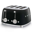 Smeg TSF03BLAU Retro Style 4 Slice Toaster - Black