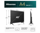 Hisense 40A4QAU - - 40"Full HD Smart TV [2025]