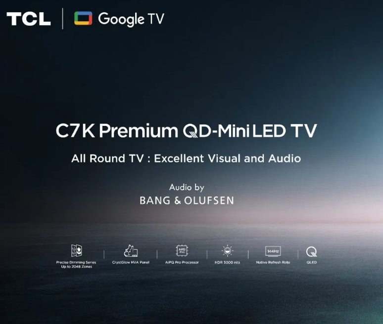 TCL 85C7K 85-inch Premium QD-Mini LED 4k Google TV