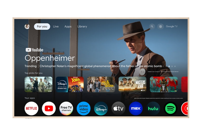 TCL – 65A300W 65" Class NXTFRAME 4K QLED Smart TV