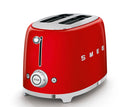 SMEG 50's Style 2 Slice Toaster Red - TSF01RDAU