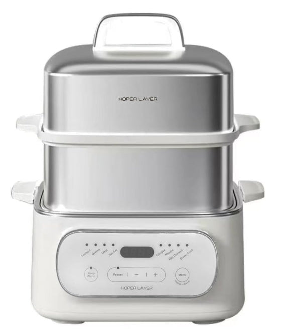 Hoper Layer HL-ES93 Multifunctional Three-layer Stainless Steel Steamer