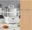 Hoper Layer HL-ES93 Multifunctional Three-layer Stainless Steel Steamer