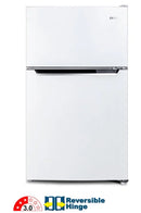 CHiQ CTM086DW 86L White Two Door Bar Fridge