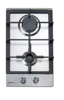 Euro Appliances Gas Cooktop 2 Burner 30cm Model ECT30GX