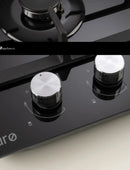 30cm Gas on Glass Cooktop ECT300GBK2