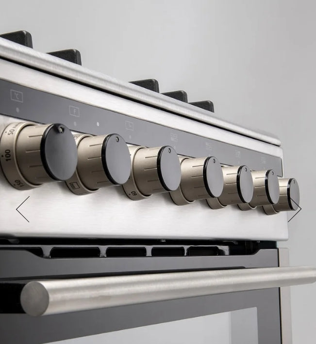 Euro Appliances EV600DFSX 60cm Dual Fuel Freestanding Oven