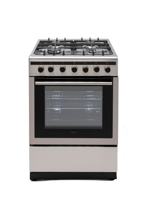 Euro Appliances EV600DFSX 60cm Dual Fuel Freestanding Oven