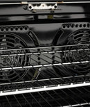 Euro Appliances EO90FSDPBL 90cm Dual Fuel Freestanding Oven