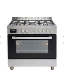 Euro Appliances EO90FSDPSX 90cm Dual Fuel Freestanding Oven