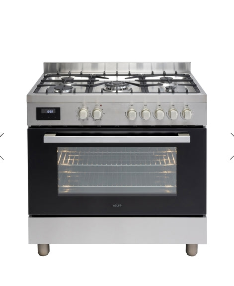 Euro Appliances EO90FSDPSX 90cm Dual Fuel Freestanding Oven