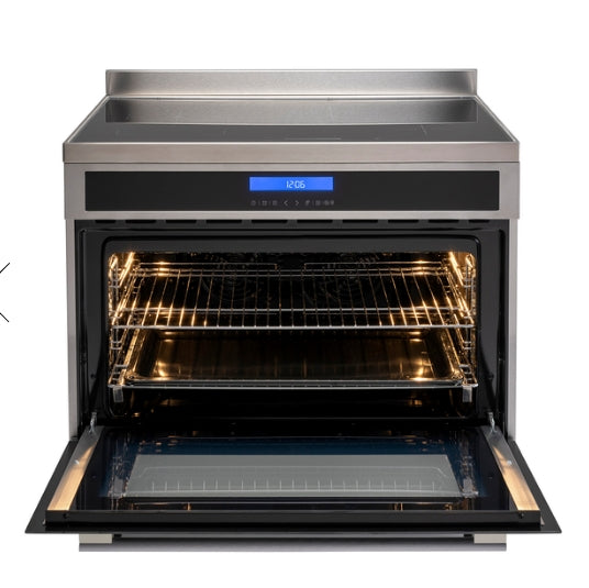 Euro Appliances EO90FSINESX 90cm Induction Freestanding Oven
