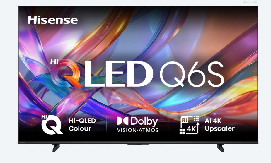 Hisense 55" Hi-QLED Q6SAU 4K Smart TV (2026) - 55Q6SAU