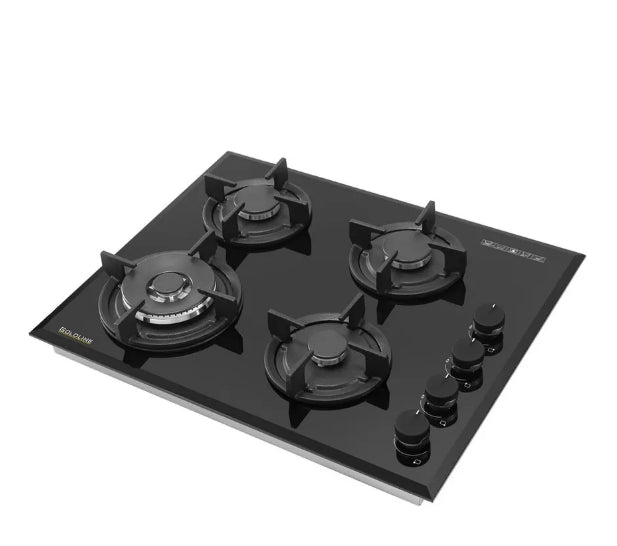 GOLDLINE SAB704S 70CM BLACK GAS COOKTOP