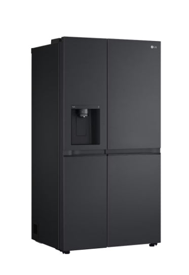 LG GSL600MBL 635L Side by Side Fridge with Ice & Water Dispenser