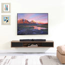 Criterion Air Wall Mount Entertainment Unit 1800mm Dark Oak - AIR1800DO