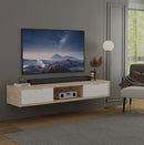 Criterion Air Wall Mount Entertainment Unit 2000mm Oak- AIR2000OA