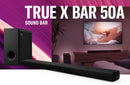 YAMAHA SR-X50A True X Soundbar with external subwoofer