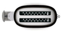 SMEG TSF02BLAU Retro Style Long 4 Slot Toaster - Black