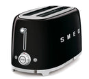 SMEG TSF02BLAU Retro Style Long 4 Slot Toaster - Black