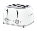 SMEG TSF03WHAU Retro Style 4 Slot Toaster - White