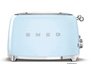 Smeg TSF03PBAU Retro Style 4 Slot Wide Toaster - Pastel Blue