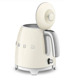 SMEG KLF05CRAU Retro 50's Style Mini Kettle - Cream
