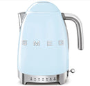 SMEG KLF04PBAU Retro 50's Style Variable Temperature Kettle - Pastel Blue