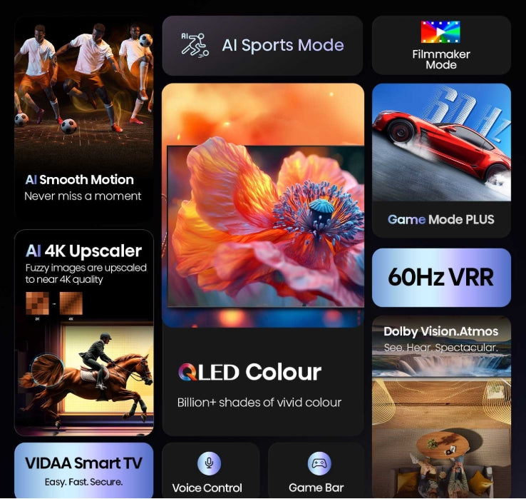 Hisense 43Q6QAU 43" Q6QAU 4K QLED Smart TV