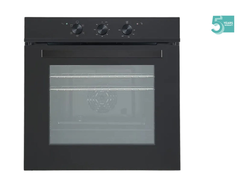 Norj NBO658BB101 60cm 5 Function 10 Amp Oven - Black