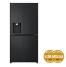 LG GF-L500MBL 506L Slim French Door Fridge with Ice & Water Dispenser