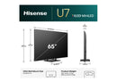 Hisense 65U7QAU 65-inch U7QAU 4K ULED Mini LED Smart TV