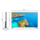 CHIQ 65" LED 4K UHD GOOGLE QLED TV METAL FRAMELESS U65QM8VG